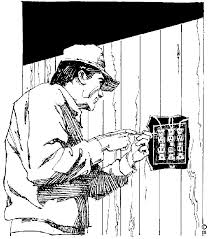 intervention électricien dessin